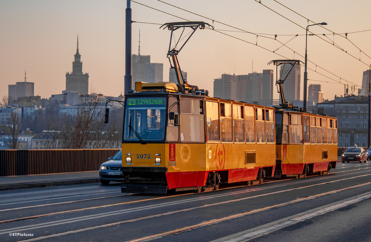 Варшава, Konstal 105N2k № 2072