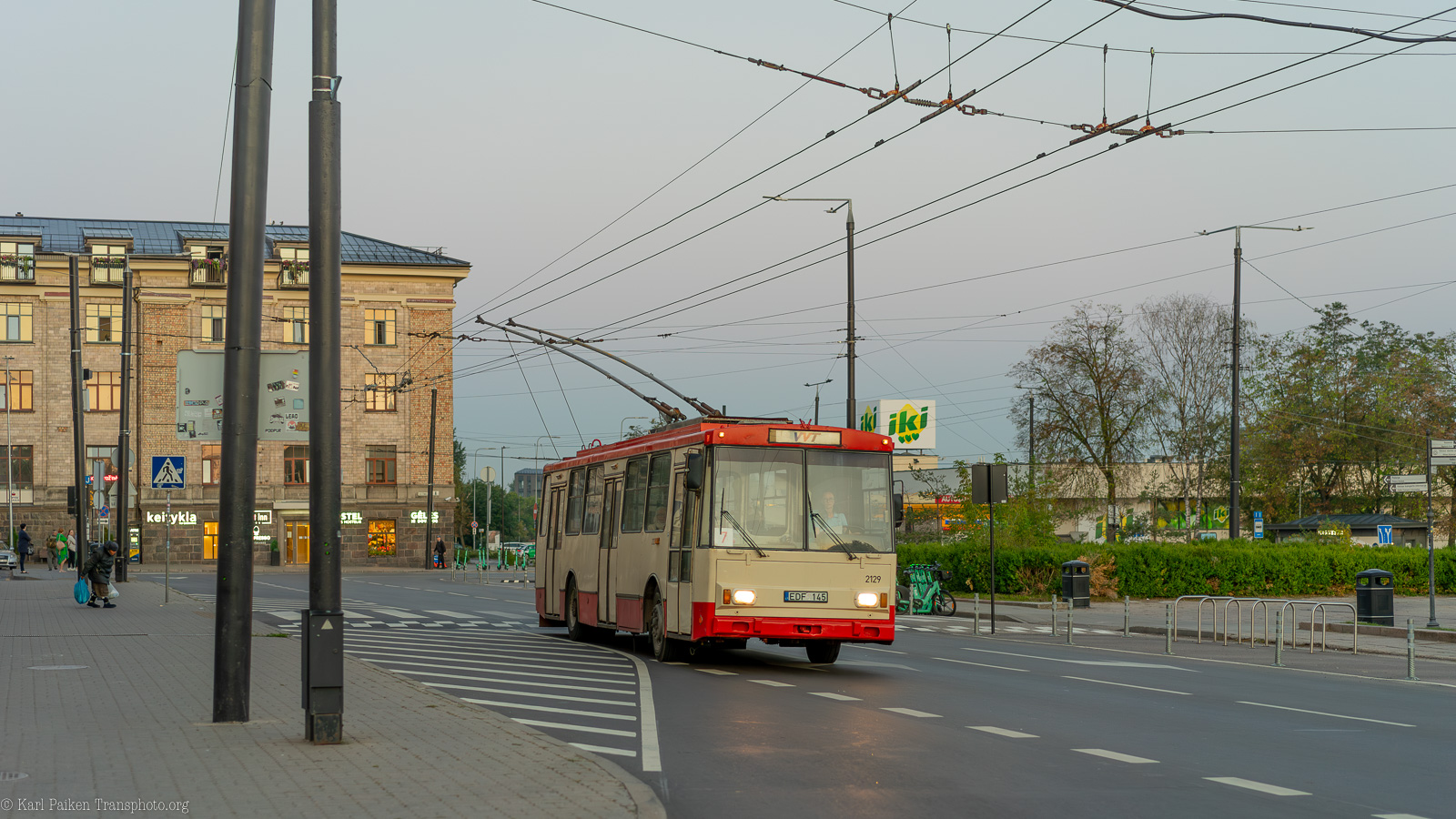 Вильнюс, Škoda 14Tr11/6 № 2129