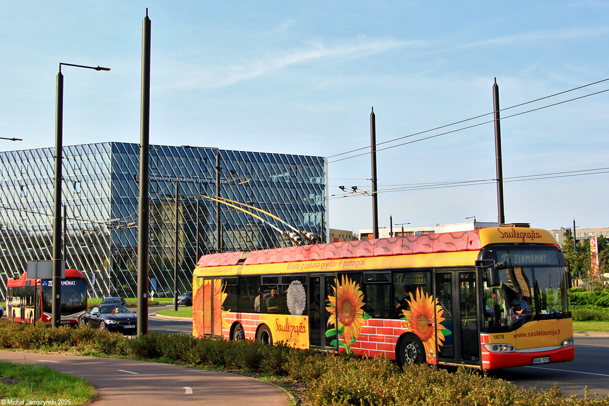 Вільнюс, Solaris Trollino II 15 AC № 1678