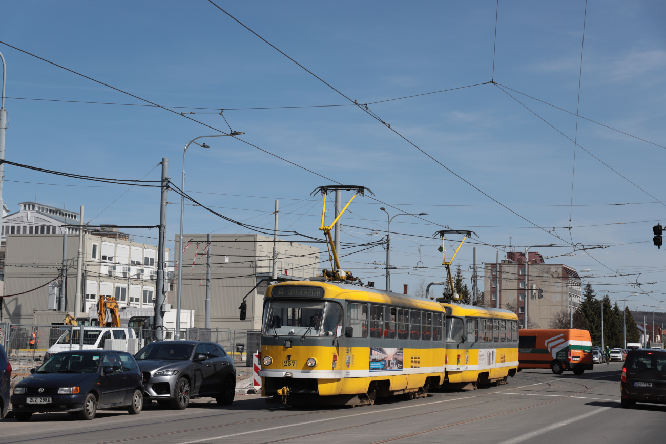 Пльзень, Tatra T3R.P № 257