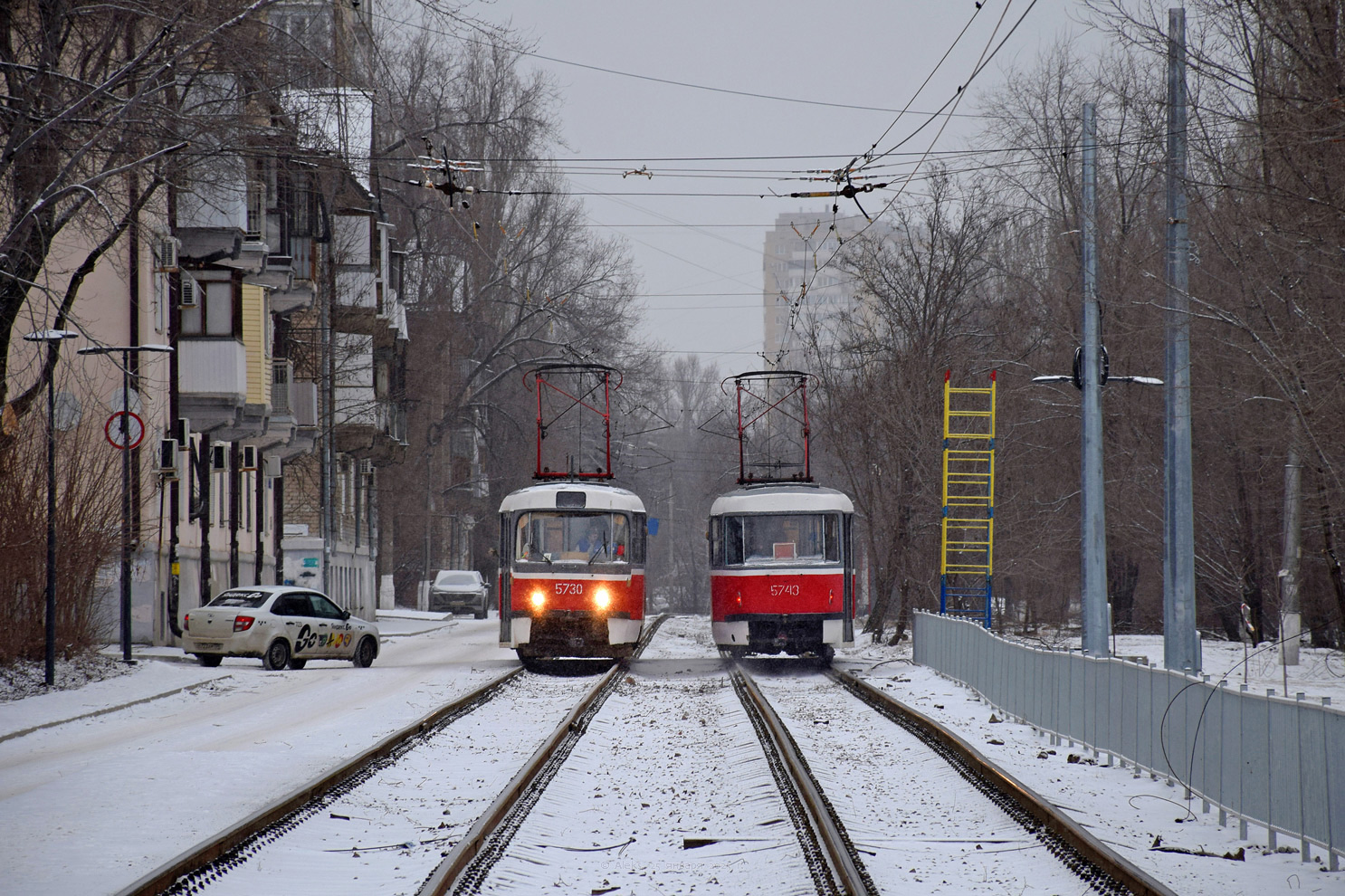 Волгоград, Tatra T3SU № 5730; Волгоград, Tatra T3SU № 5743