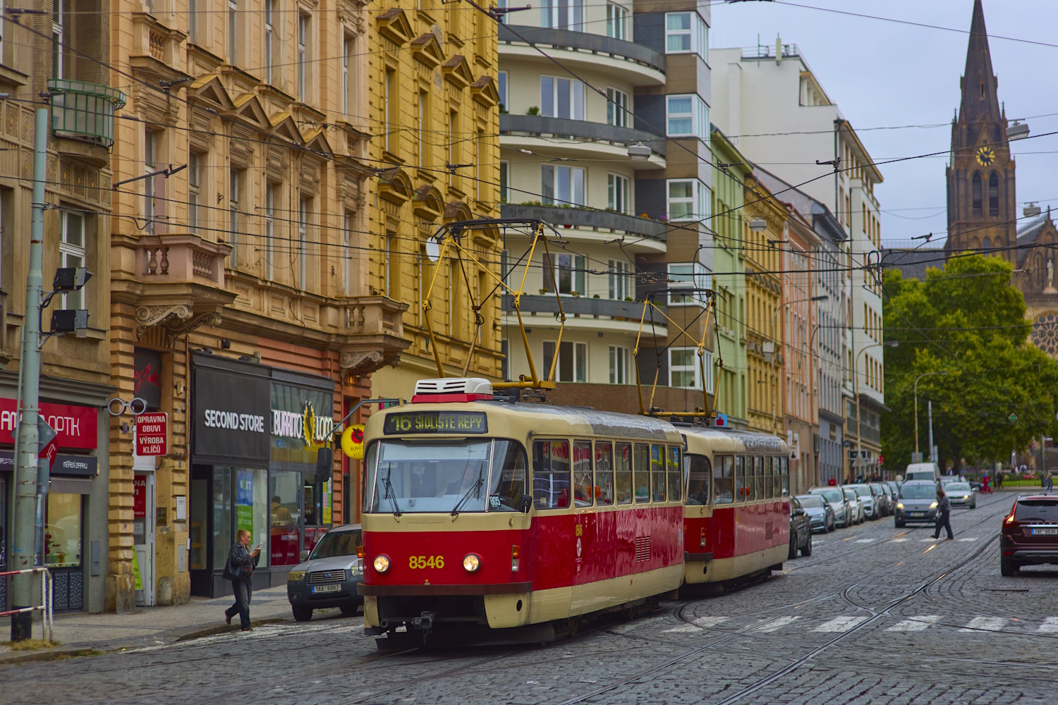 Прага, Tatra T3R.P № 8546