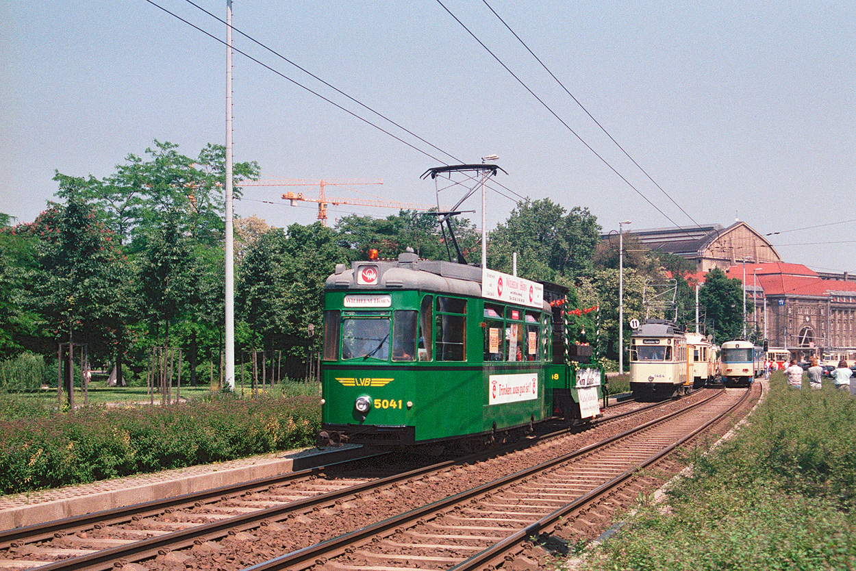 Leipzig, Gotha T57 č. 5041; Leipzig — 100 years of electric trams in Leipzig (June 8, 1996)