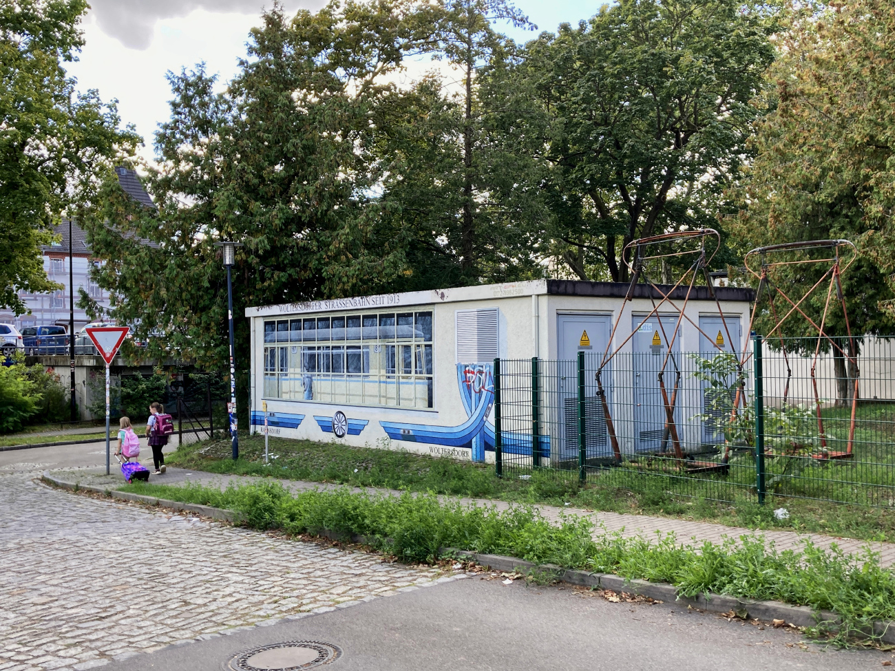 Вольтерсдорф — Трамвайная линия и инфраструктура