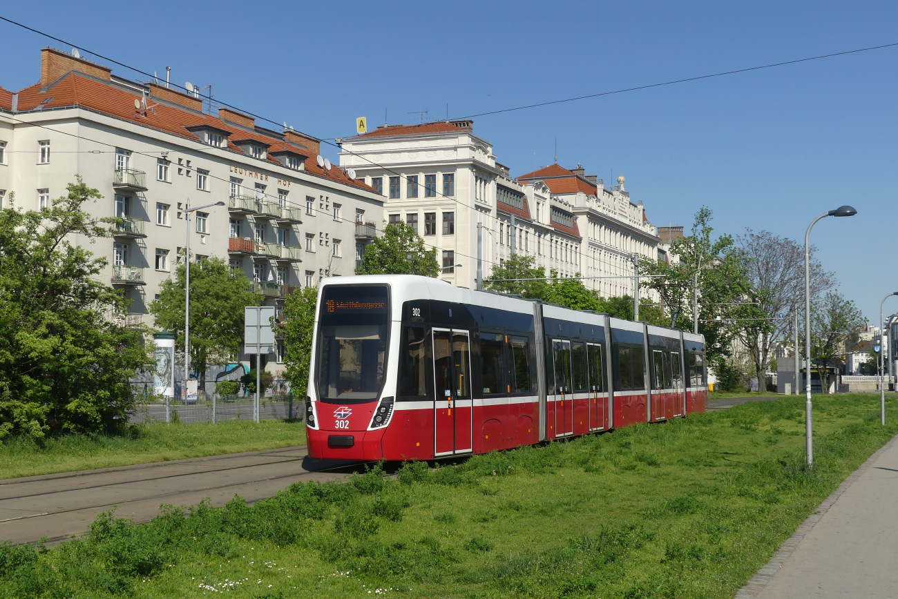 Viena, Bombardier Flexity Wien (Type D) Nr. 302