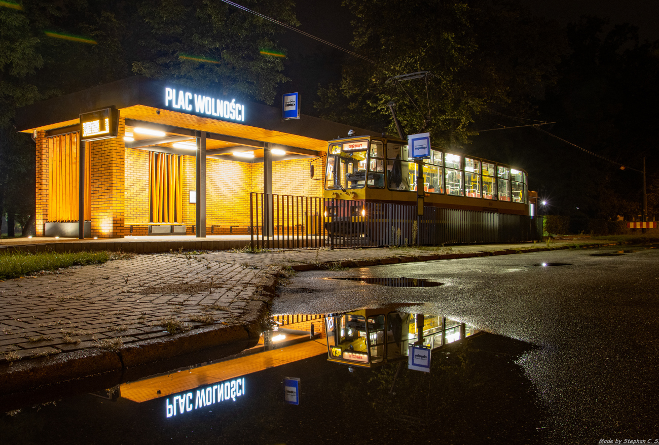 Лодзь, Konstal 805Na № 4447