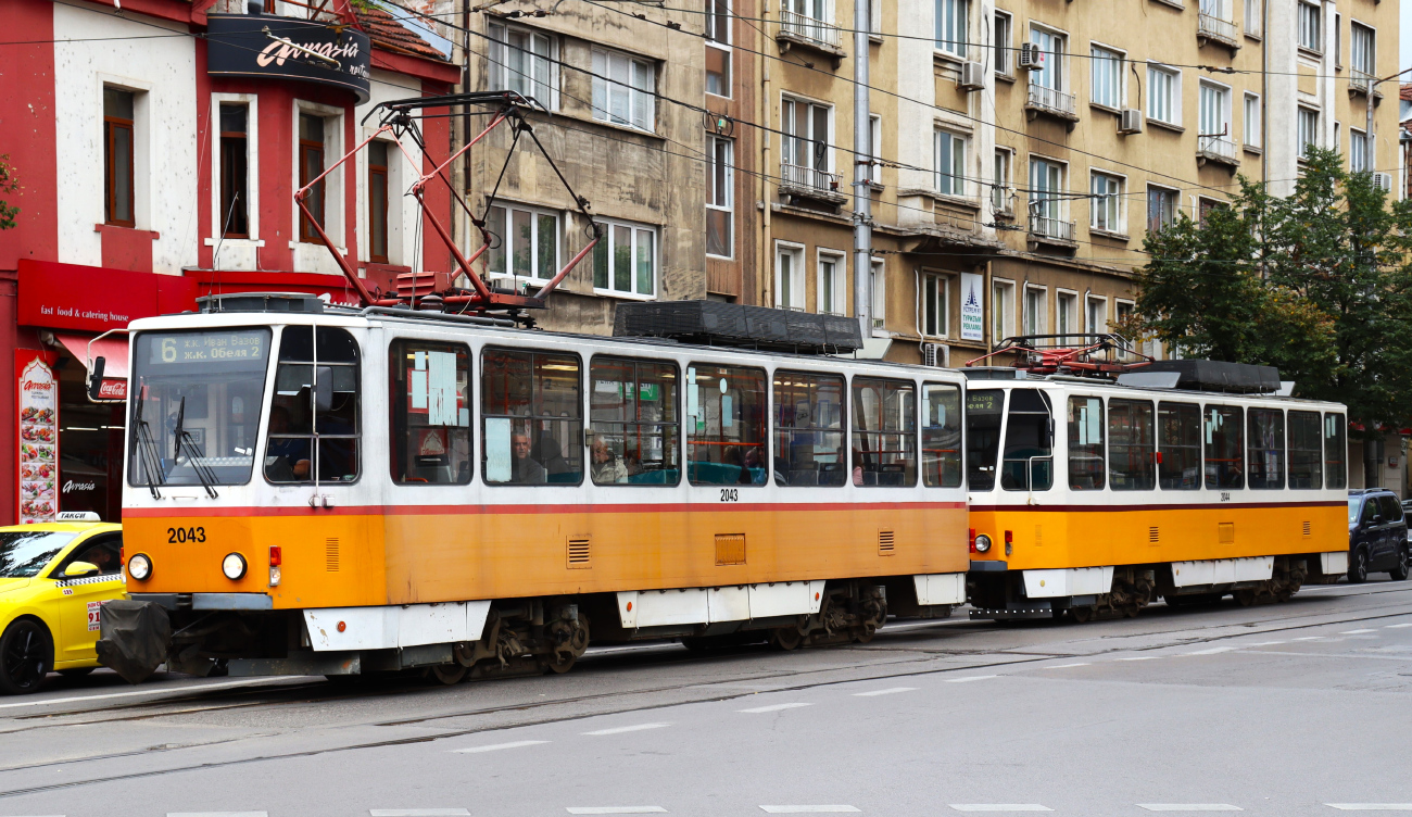 София, Tatra T6A2SF № 2043