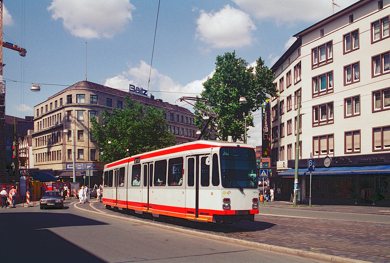 Bochum – Gelsenkirchen, Duewag M6C N°. 347; Bochum – Gelsenkirchen — Old Photos