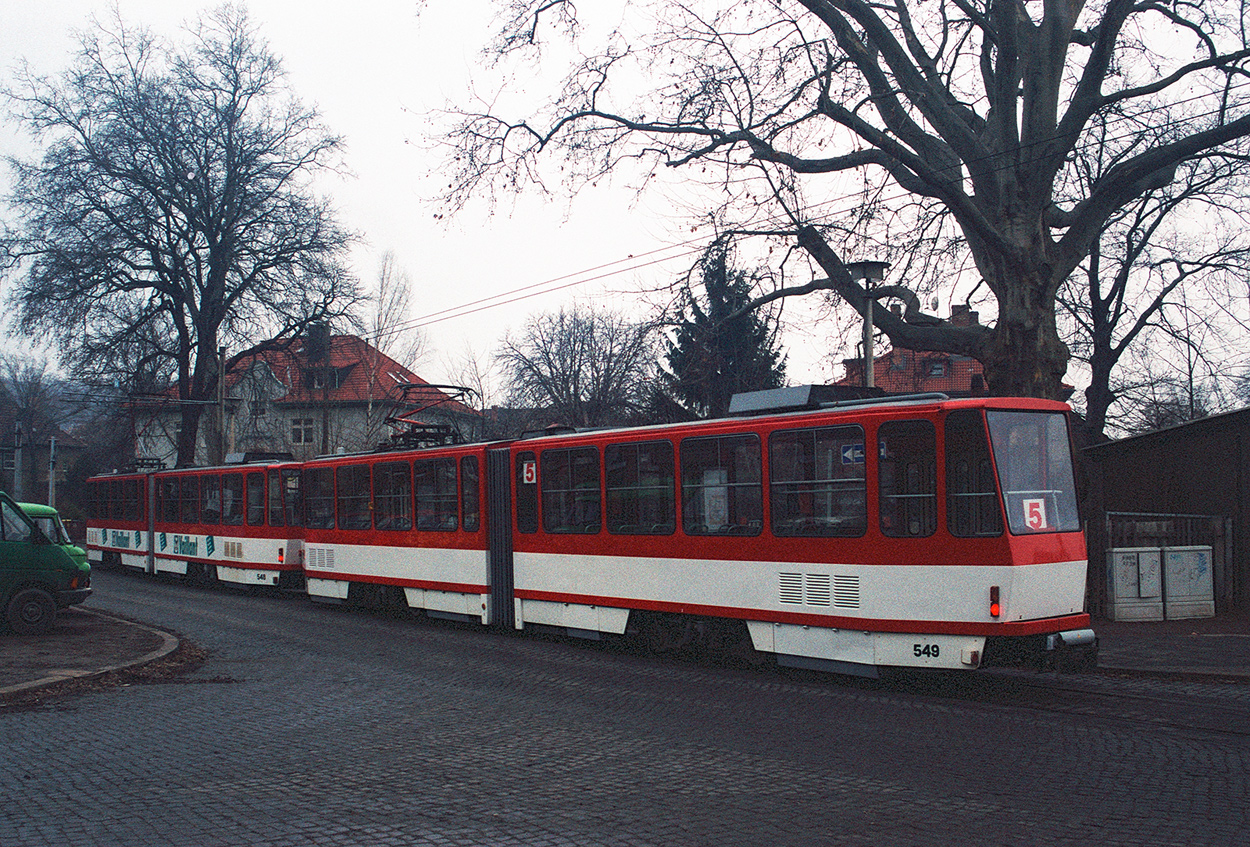 Эрфурт, Tatra KT4D № 549; Эрфурт — Старые фотографии