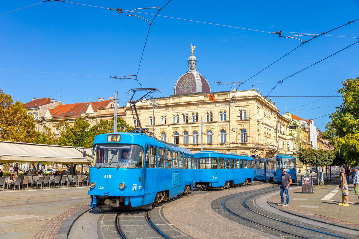 Загреб, Tatra T4YU № 416
