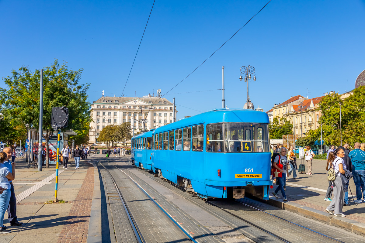 Загреб, Tatra B4YU № 861