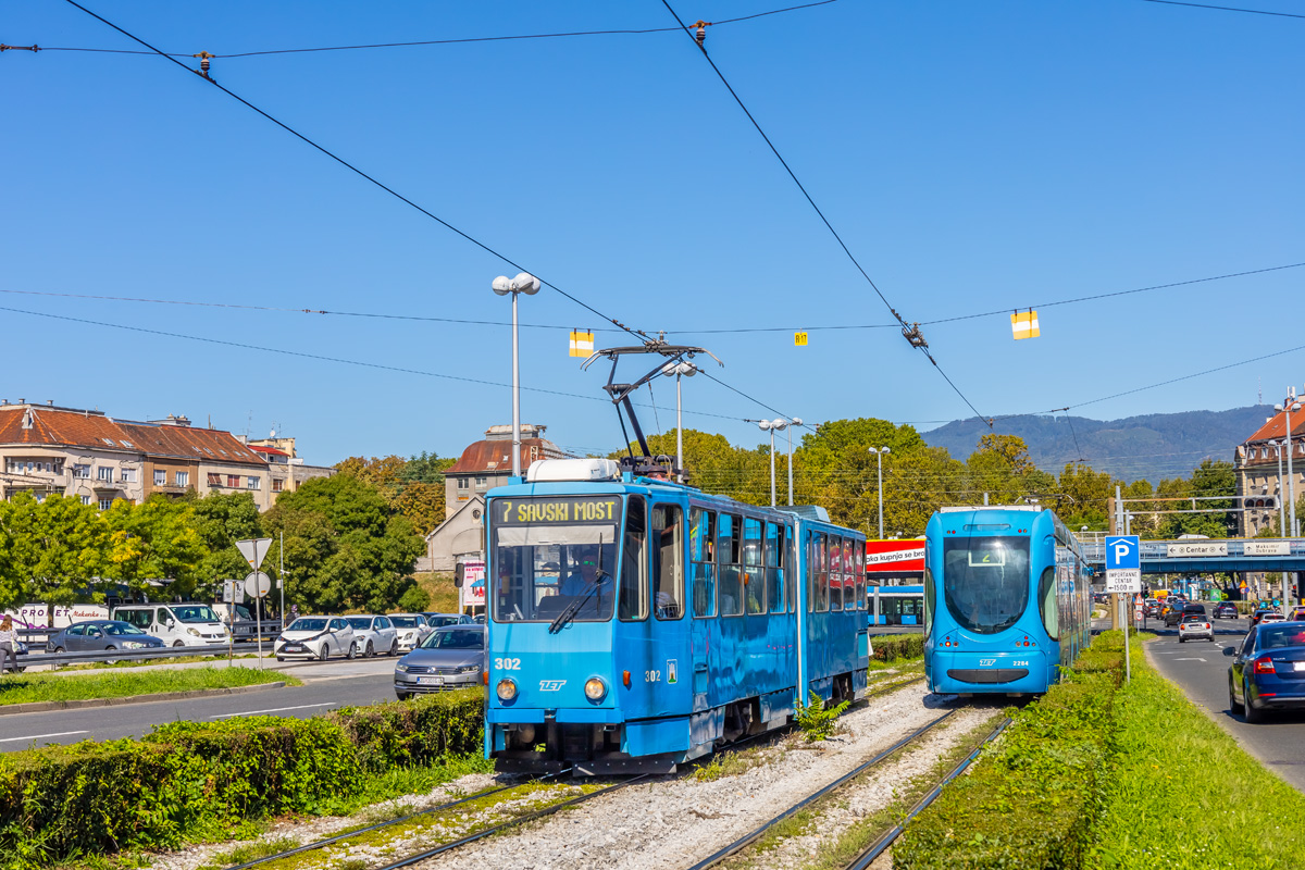 Загреб, Tatra KT4YU № 302