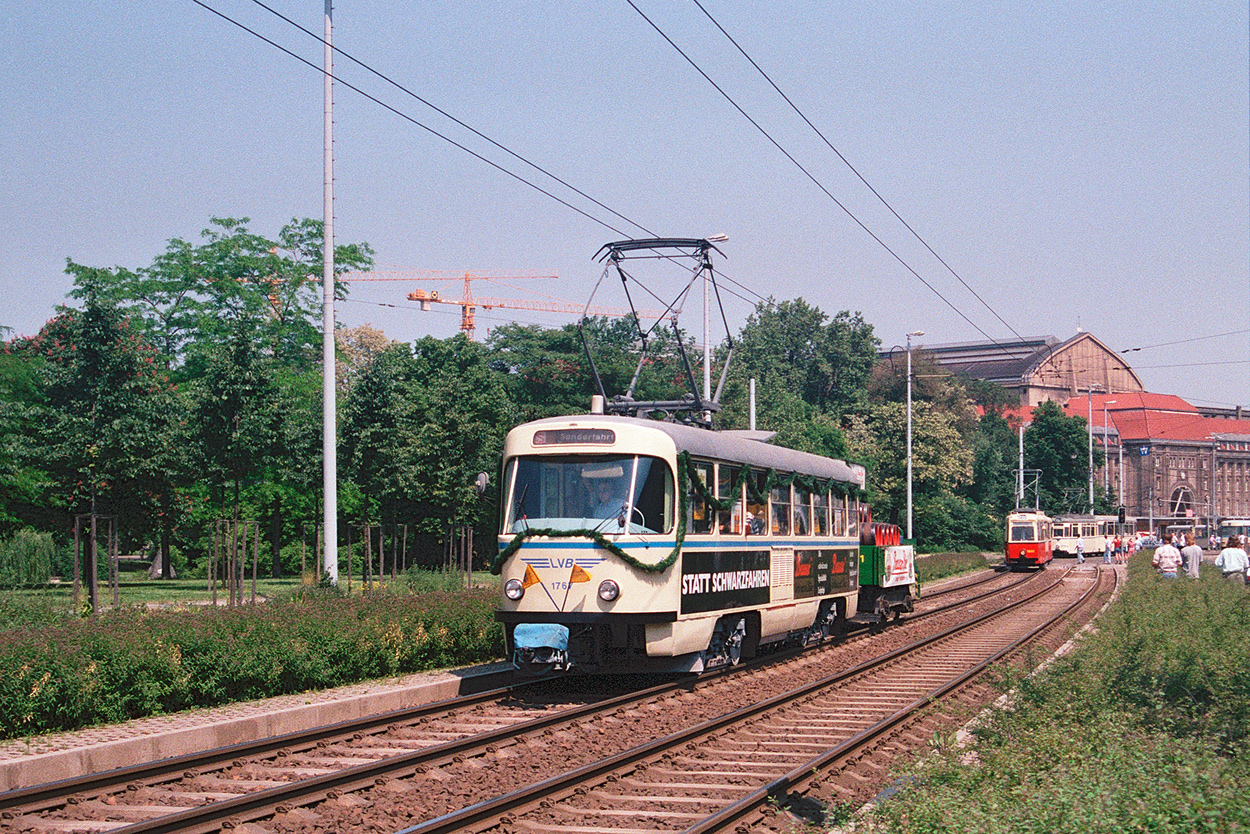 Leipzig, Tatra T4D č. 1767; Leipzig — 100 years of electric trams in Leipzig (June 8, 1996)
