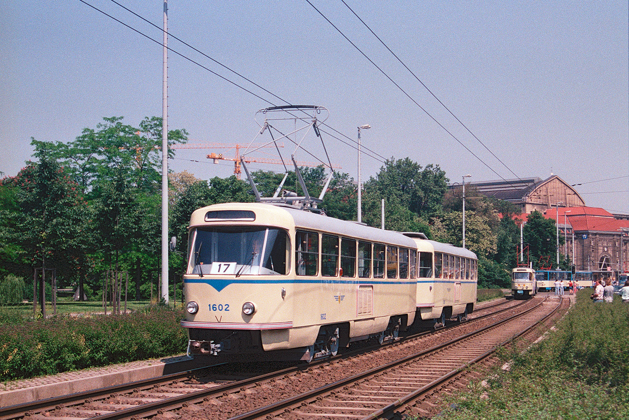 Leipzig, Tatra T4D č. 1602; Leipzig — 100 years of electric trams in Leipzig (June 8, 1996)