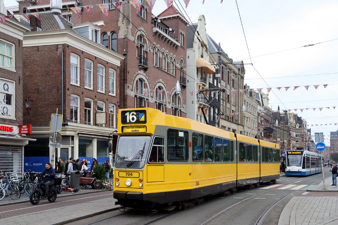 Амстердам, LHB 9G № 794; Амстердам — 50 лет Museumtramlijn Amsterdam