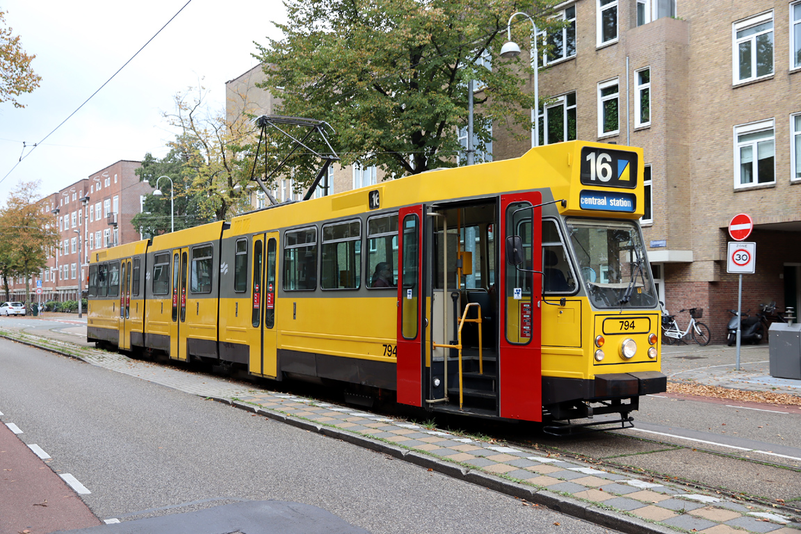 Амстердам, LHB 9G № 794; Амстердам — 50 лет Museumtramlijn Amsterdam