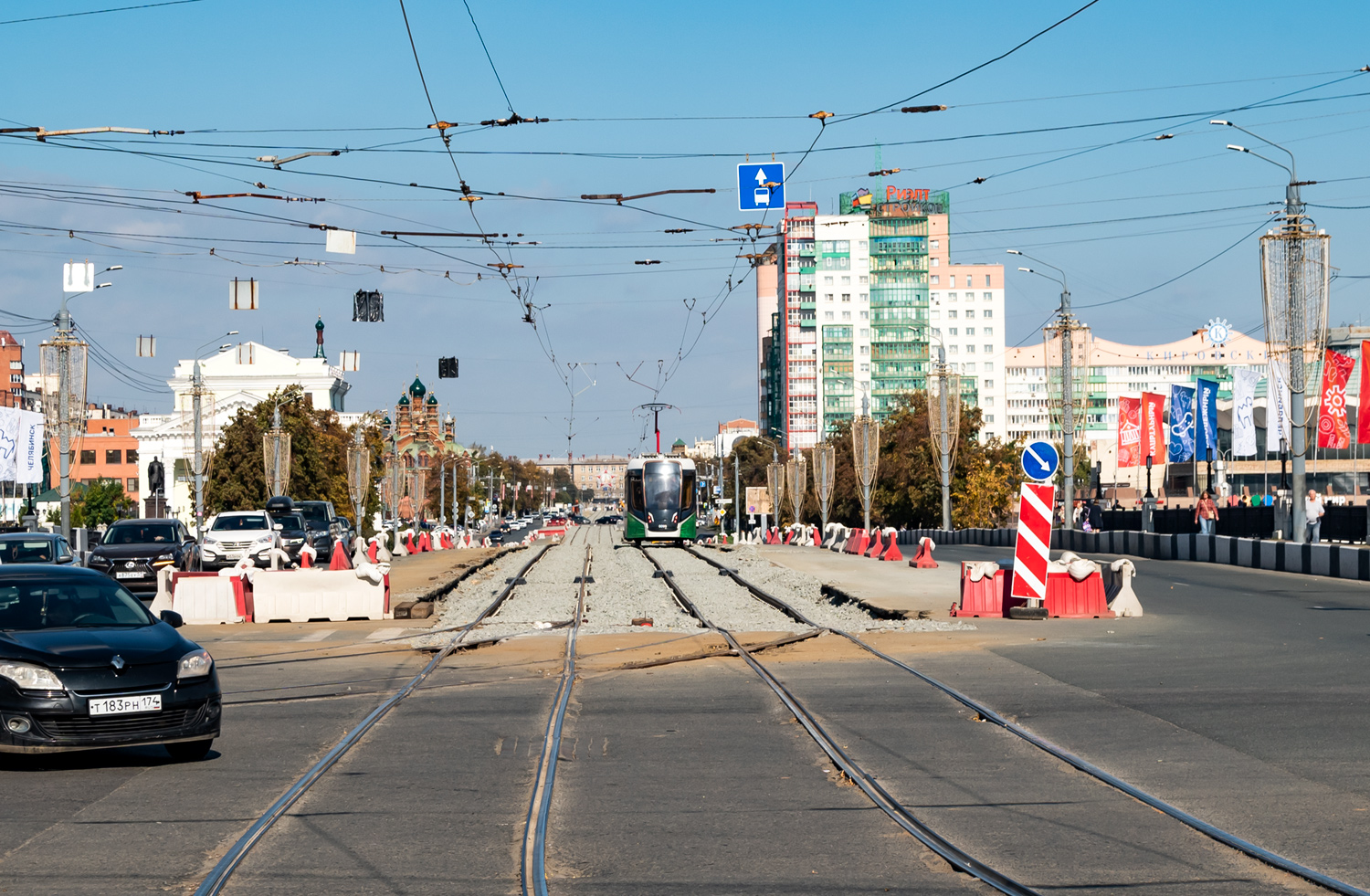 Chelyabinsk — Reconstructions; Chelyabinsk — Tram lines