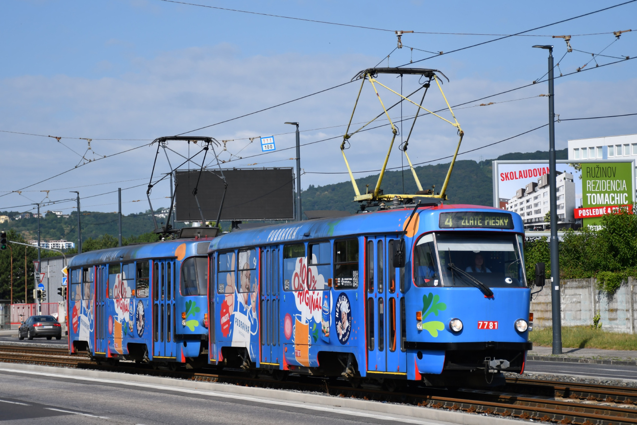 Братислава, Tatra T3P № 7781