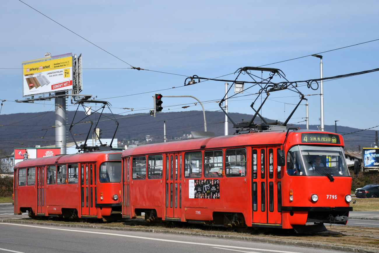 Братислава, Tatra T3P № 7795
