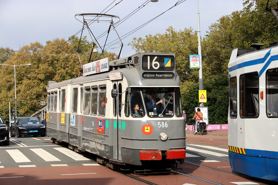 Амстердам, Beijnes 2G № 586; Амстердам — 50 лет Museumtramlijn Amsterdam