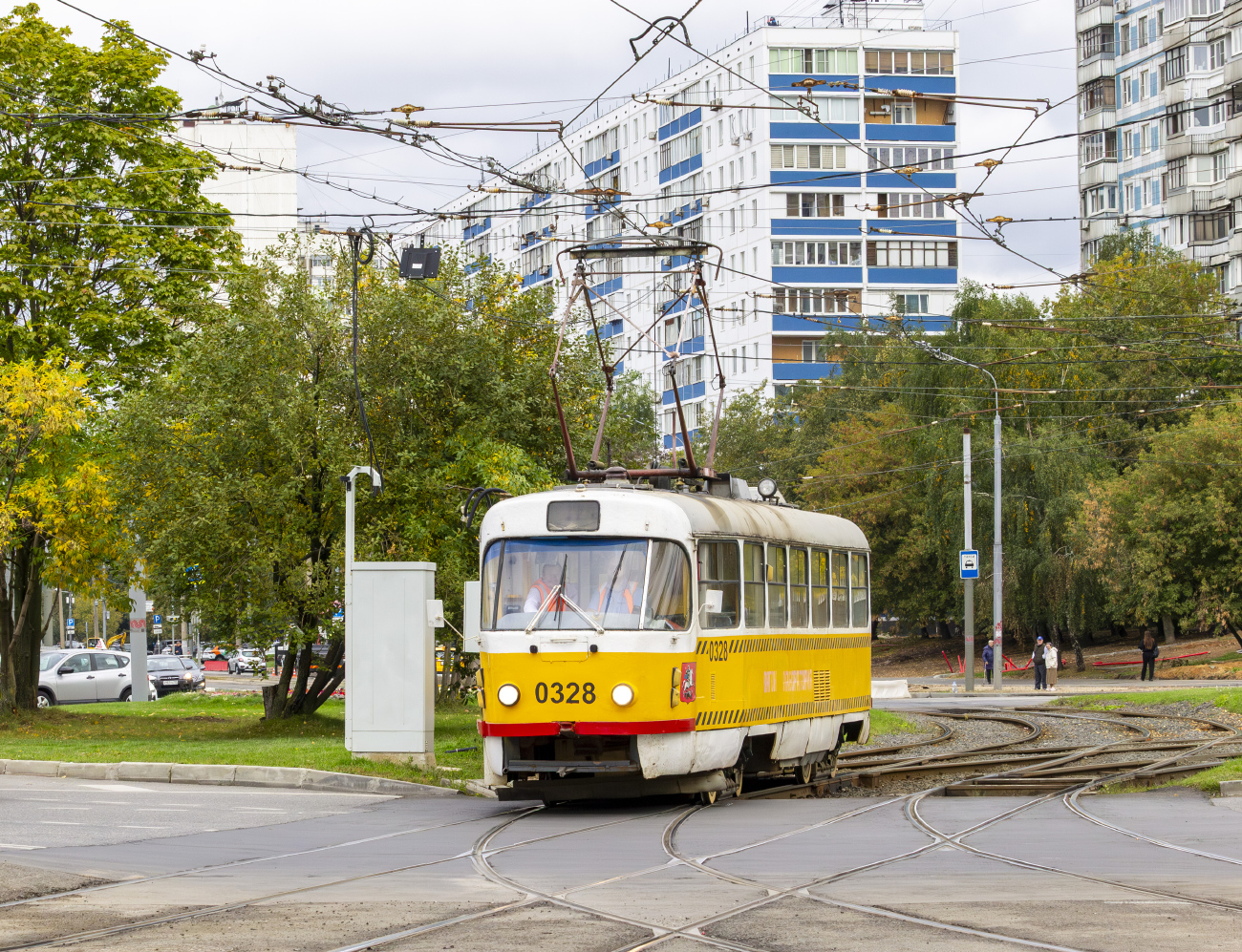 Москва, Tatra T3SU № 0328
