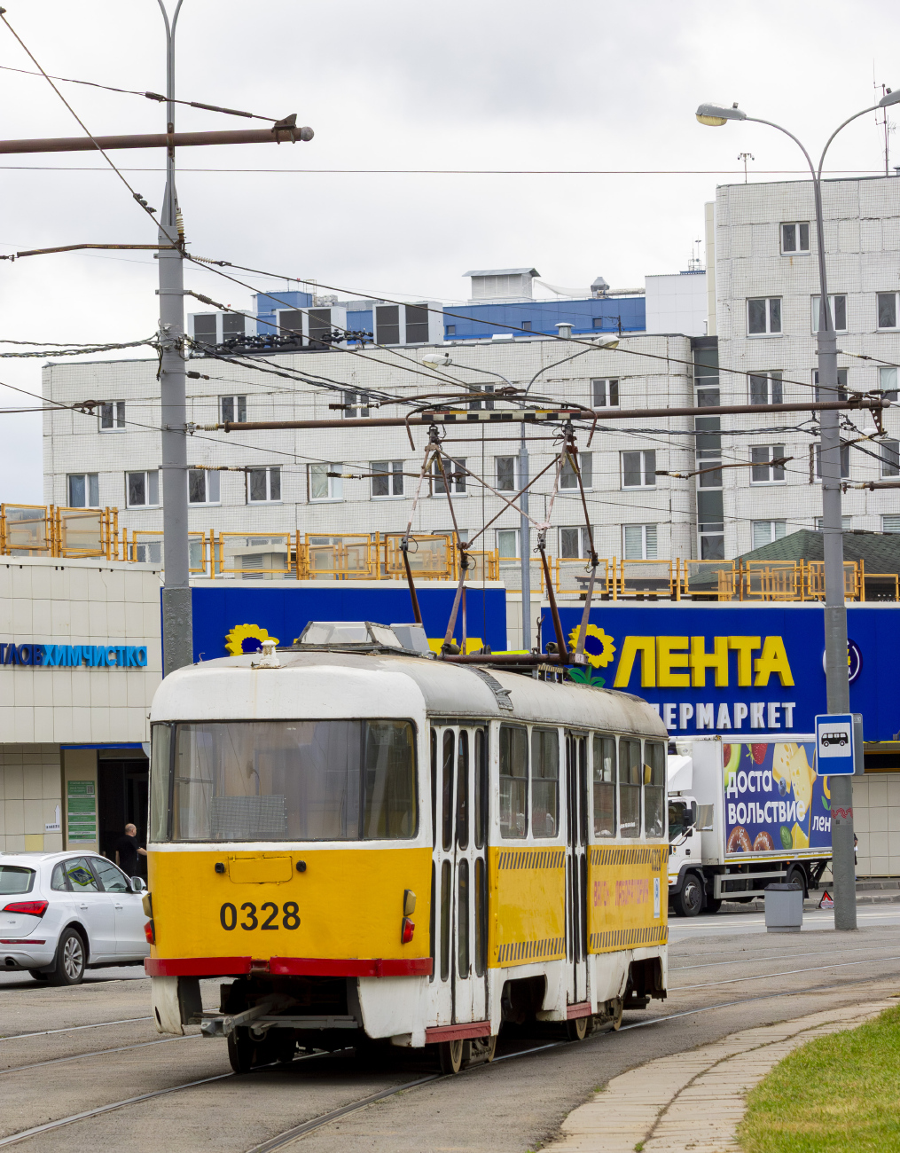 Москва, Tatra T3SU № 0328