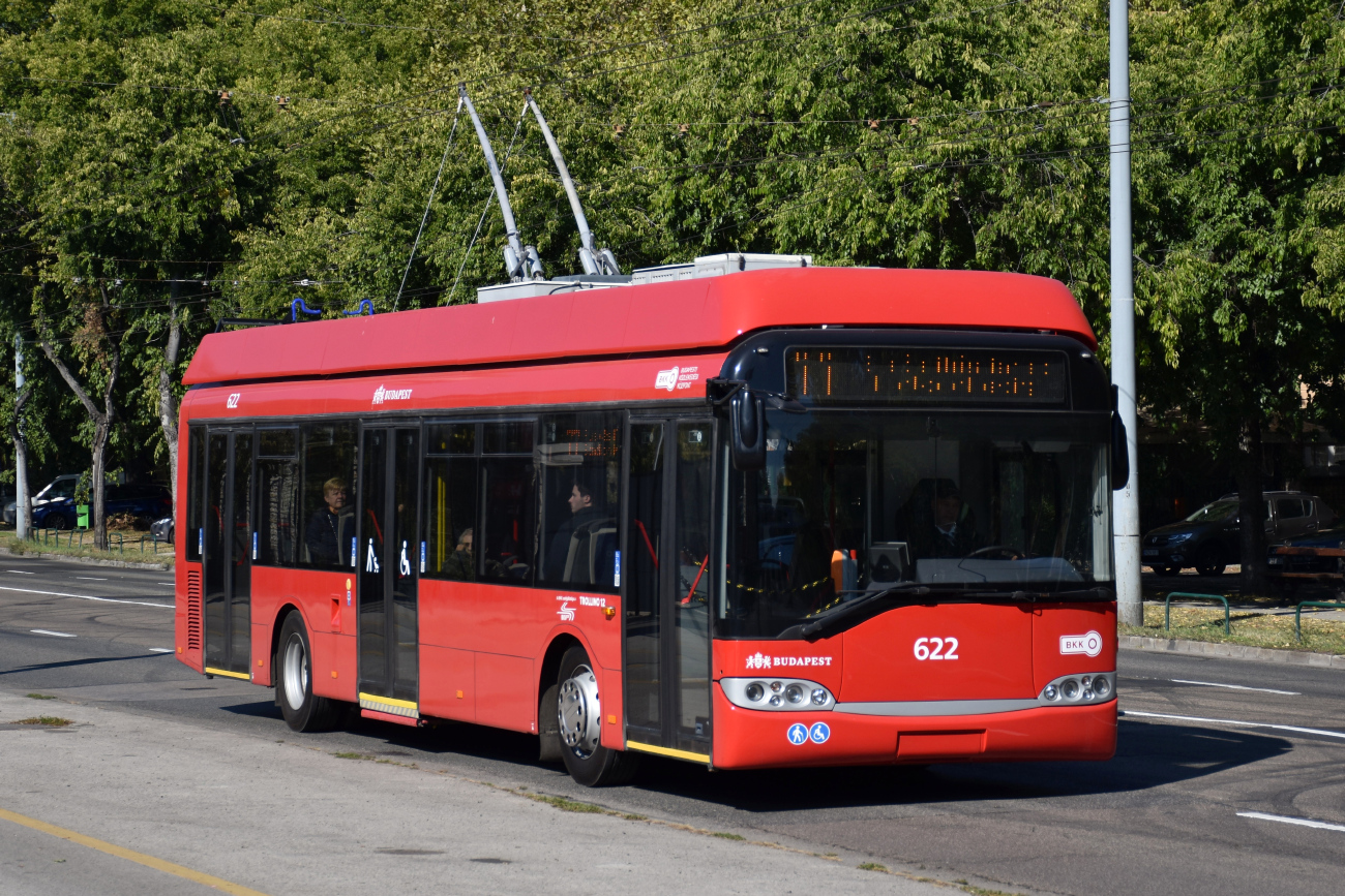 Будапешт, Solaris Trollino II 12 Ganz D № 622