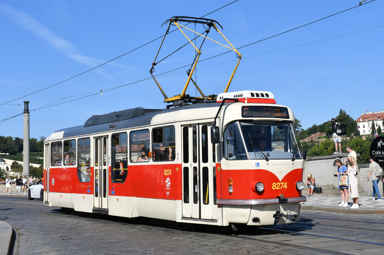 Прага, Tatra T3R.PLF № 8274