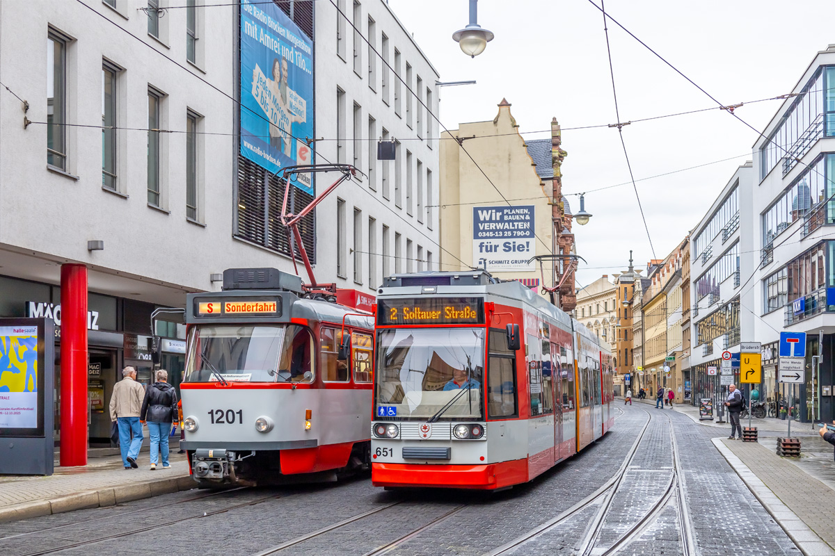 Галле, Duewag MGT6D № 651