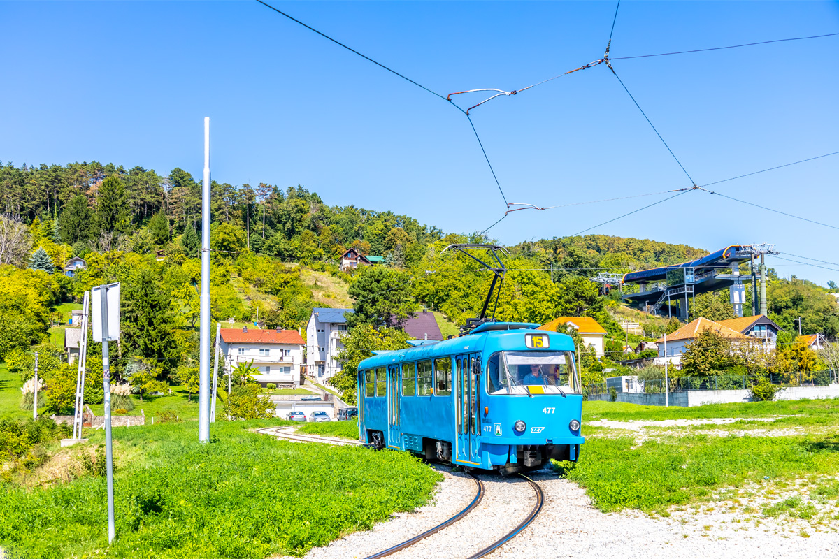 Загреб, Tatra T4YU № 477