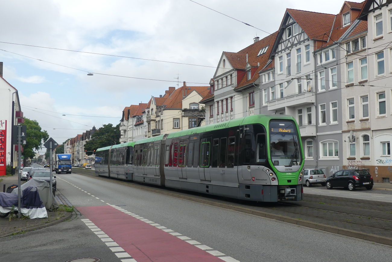 Ганновер, HeiterBlick/Vossloh/Alstom TW3000 № 3138