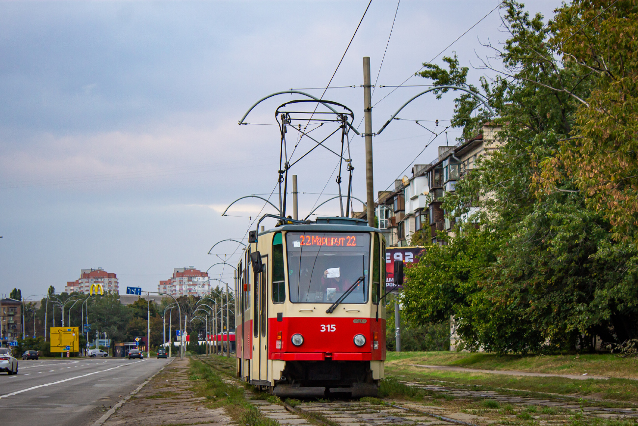 Киев, Tatra T6A5 № 315