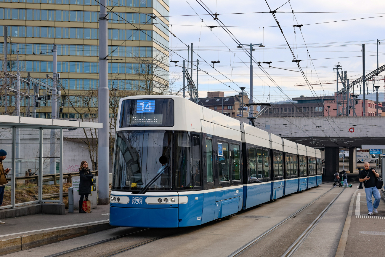 Цюрих, Alstom Flexity Zürich № 4030