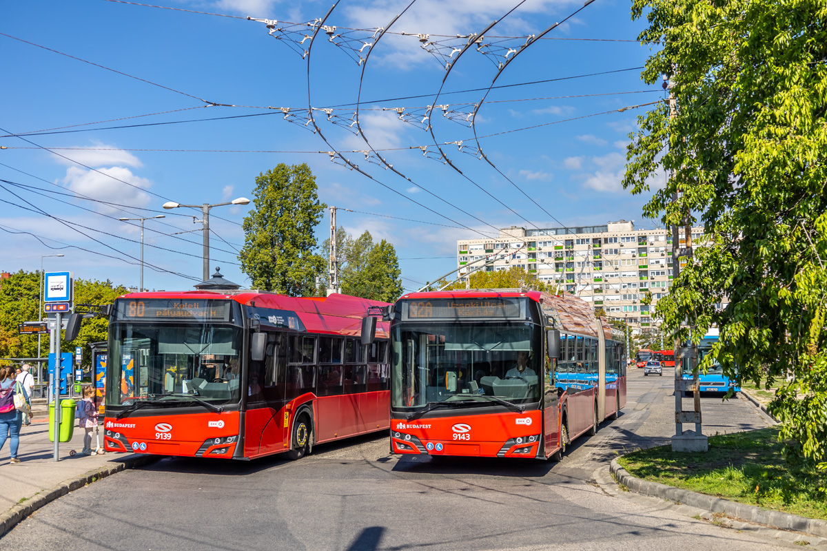 Будапешт, Solaris Trollino IV 18 Škoda № 9143