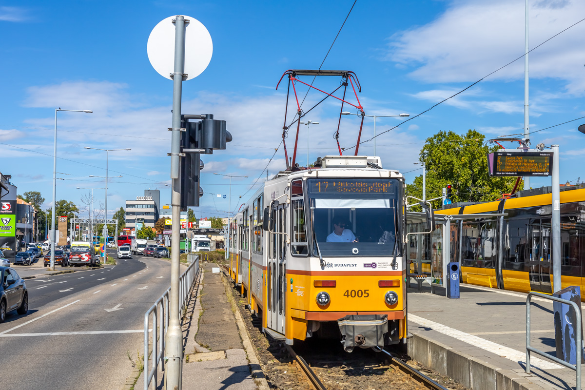 Budapest, Tatra T5C5K2 № 4005 Budapest, Tatra T5C5K2 № 4005
