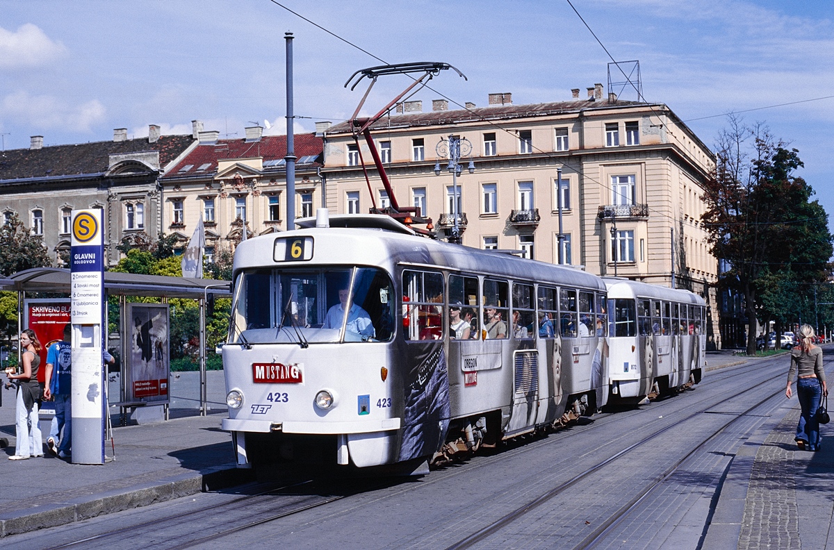 Загреб, Tatra T4YU № 423