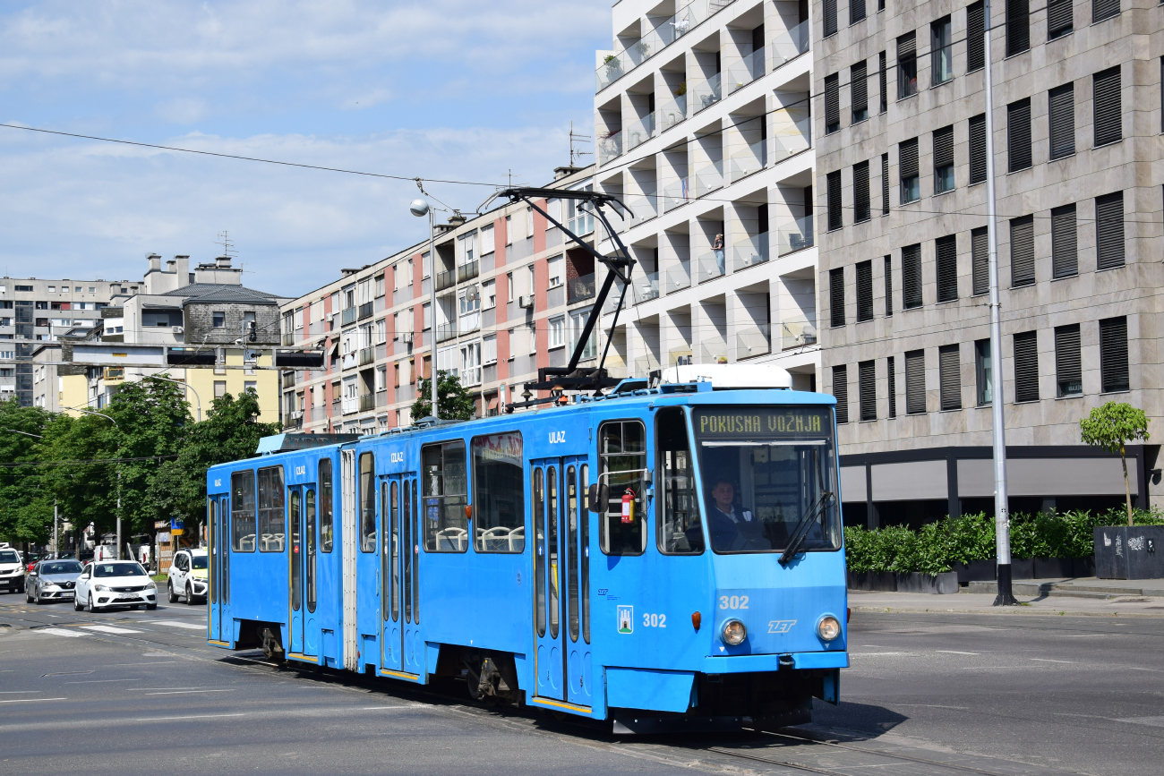 Загреб, Tatra KT4YU № 302