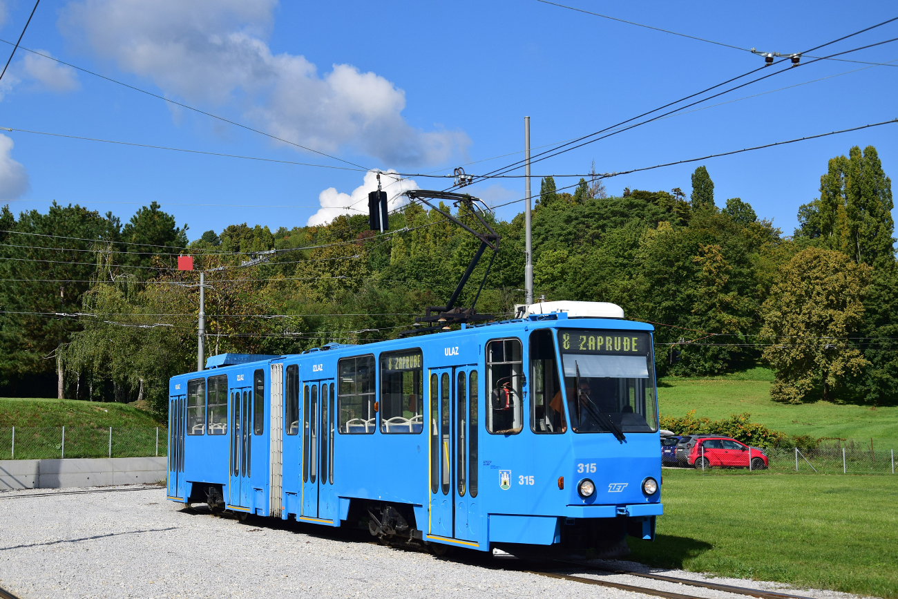 Загреб, Tatra KT4YU № 315