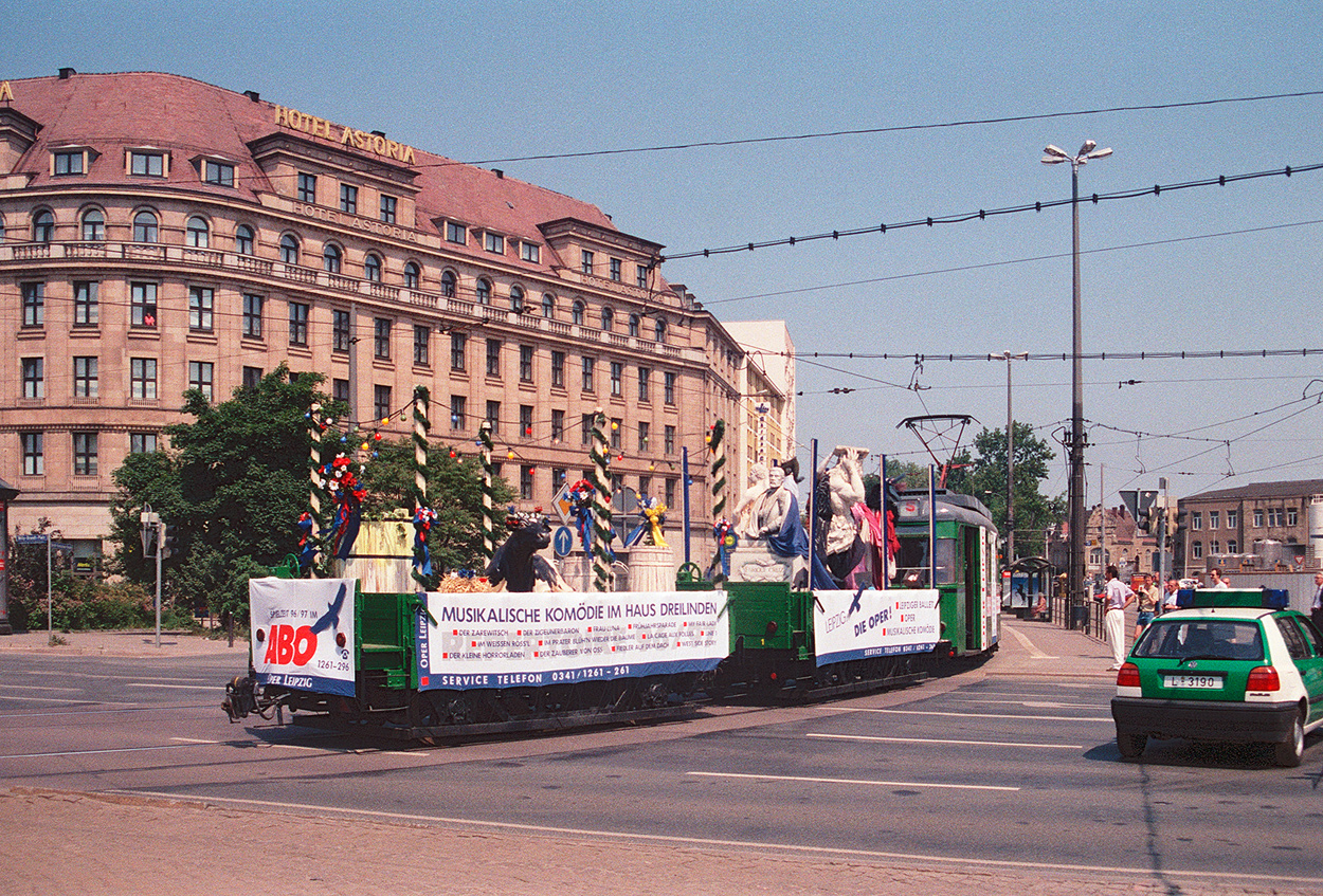 Leipzig — 100 years of electric trams in Leipzig (June 8, 1996)