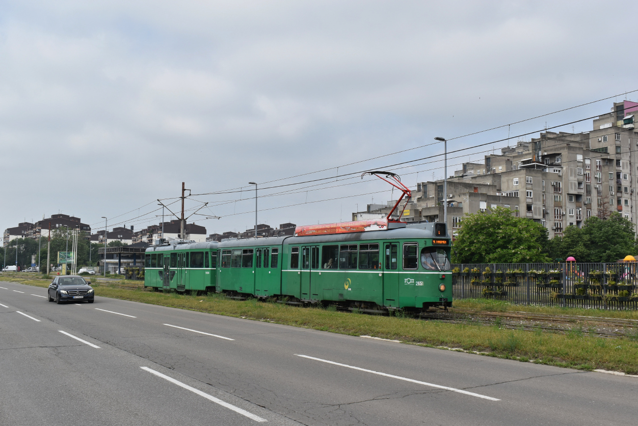 Belgrade, Duewag GT6 № 80651 (2651)