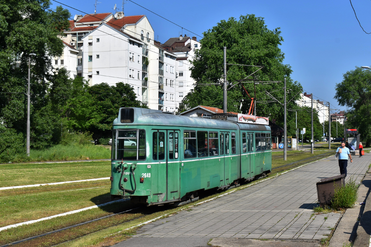 Белград, Duewag GT6 № 80649 (2649)