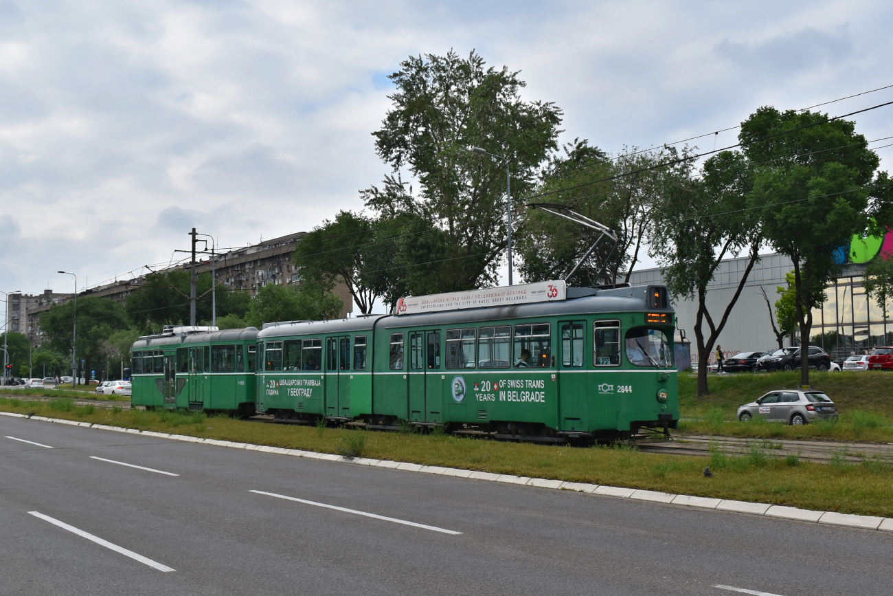 Белград, Duewag GT6 № 80644 (2644)