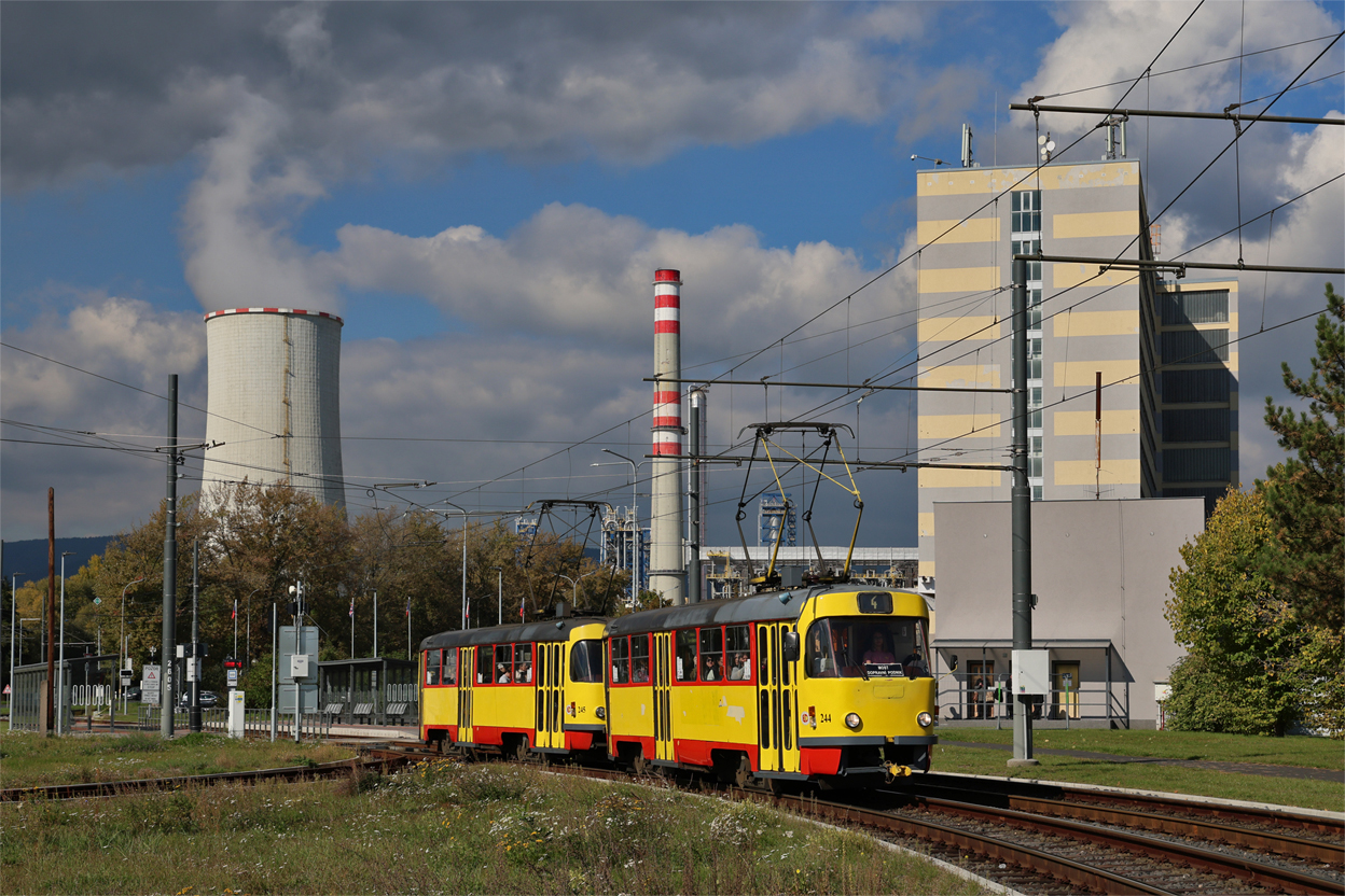 Мост ― Литвинов, Tatra T3M.3 № 244