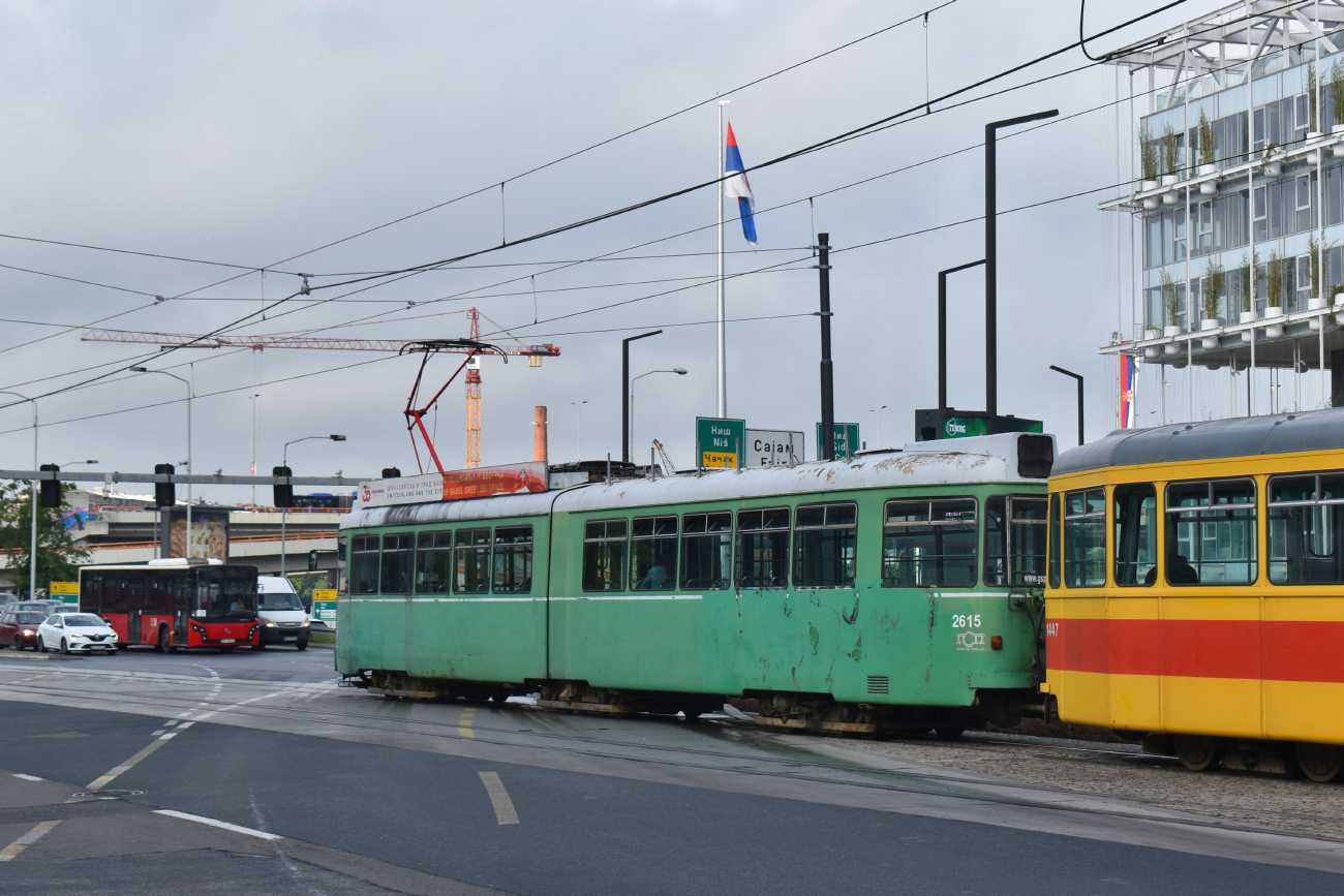 Белград, Duewag GT6 № 80615 (2615)