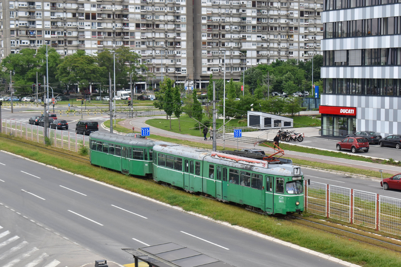 Belgrad, Duewag GT6 Nr 80611 (2611)