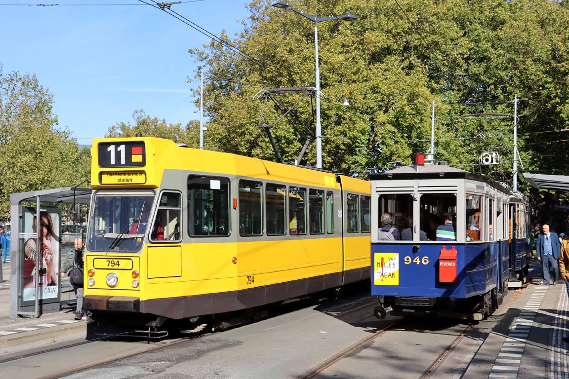 阿姆斯特丹, Allan 2-axle trailer car # 946; 阿姆斯特丹 — 50th anniversary of Museumtramlijn Amsterdam