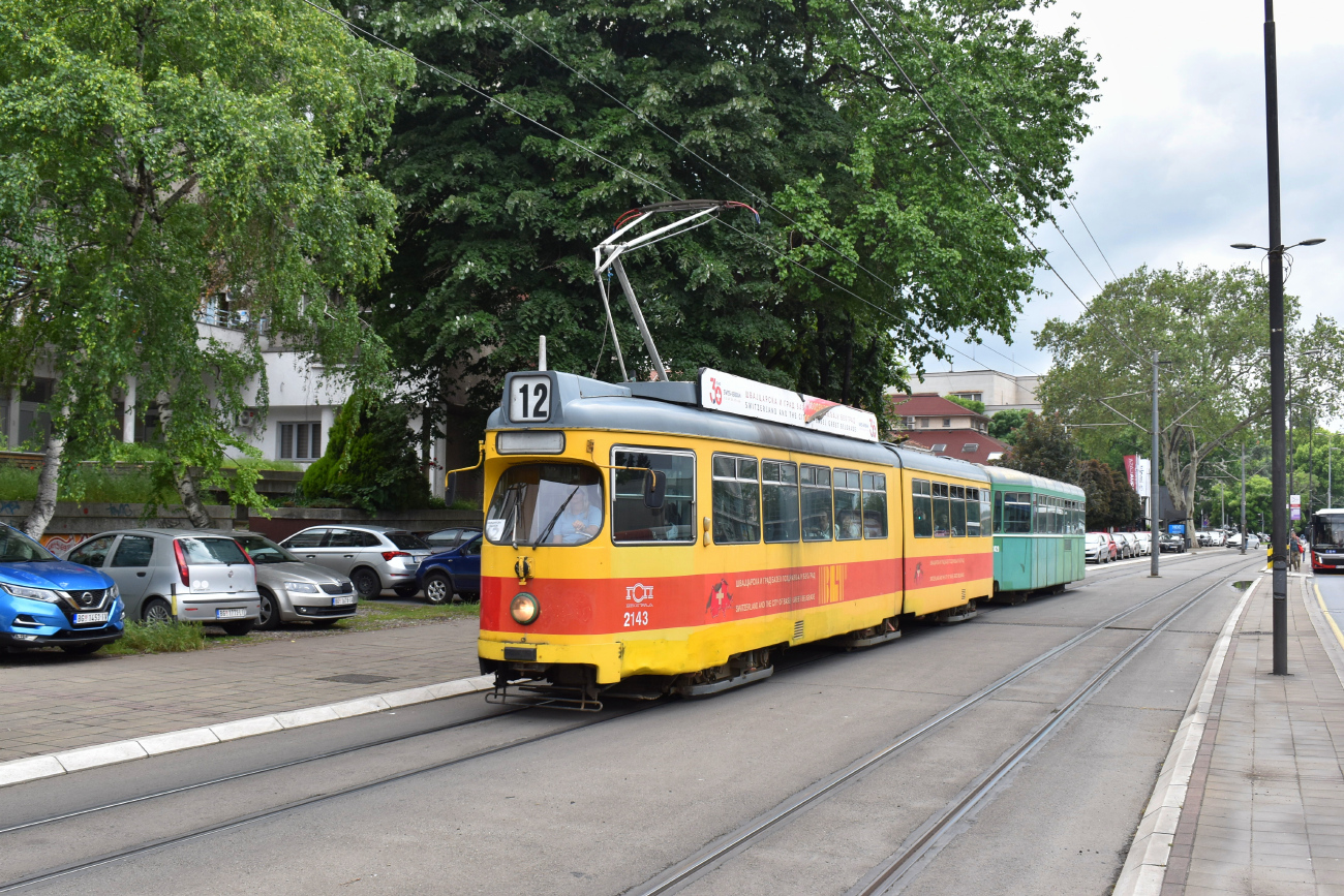 Белград, Duewag GT6 № 80143 (2143)
