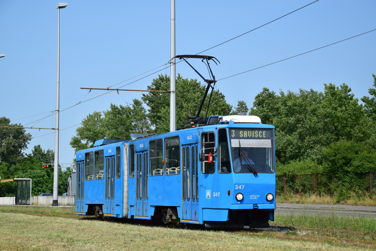 Záhreb, Tatra KT4YU č. 347