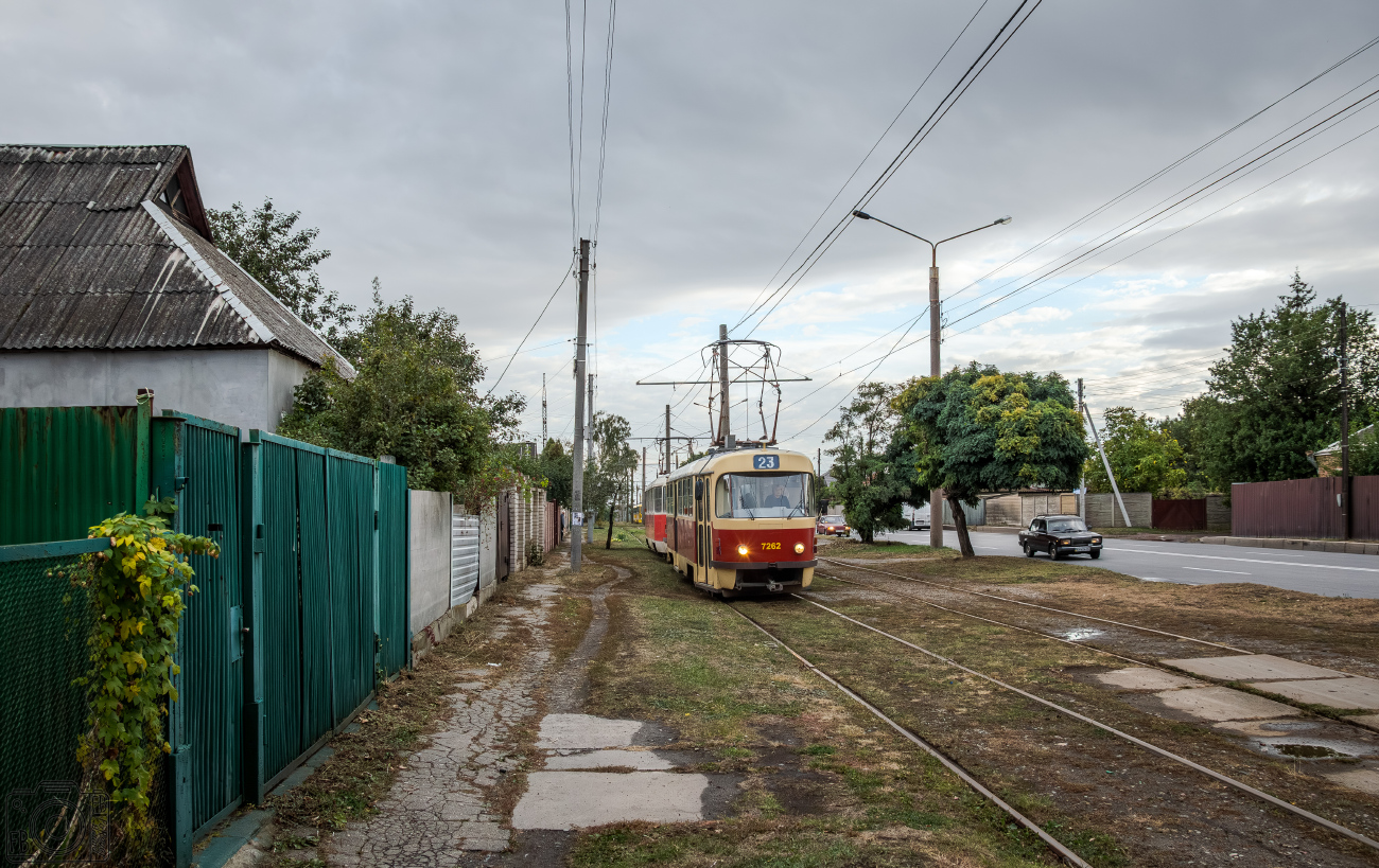 Харьков, Tatra T3SUCS № 7262; Харьков — Трамвайные линии