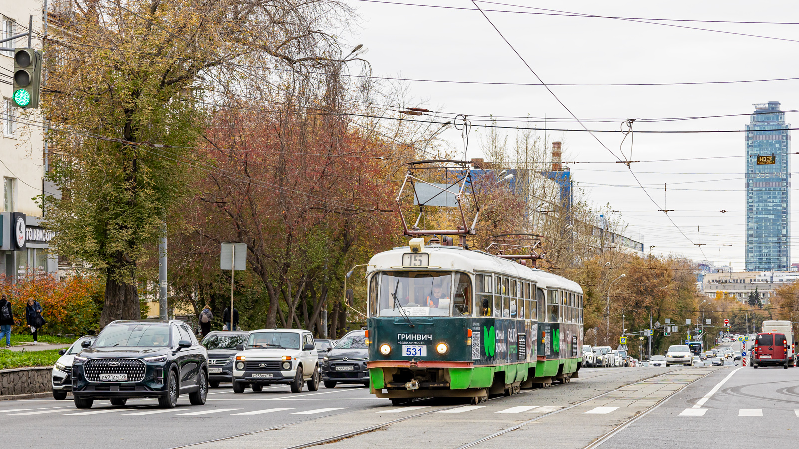 Екатеринбург, Tatra T3SU № 531